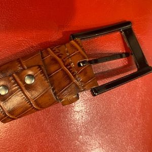 Mock Croc Belt Sz 38